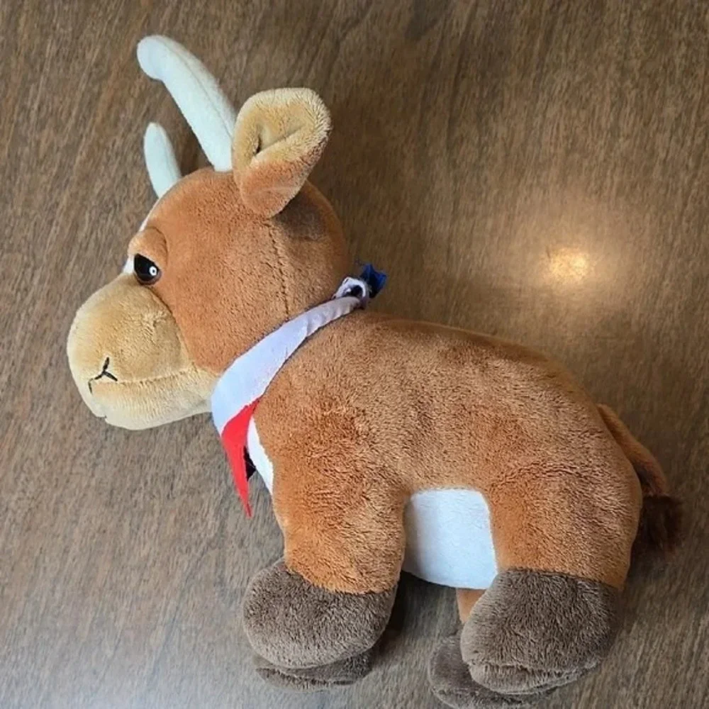 Texas Longhorn Plush, State Flag Bandanna,‎ Weighted Feet, 9